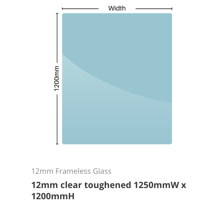 Glass | 12mm Toughened Clear Pool Fence Panel