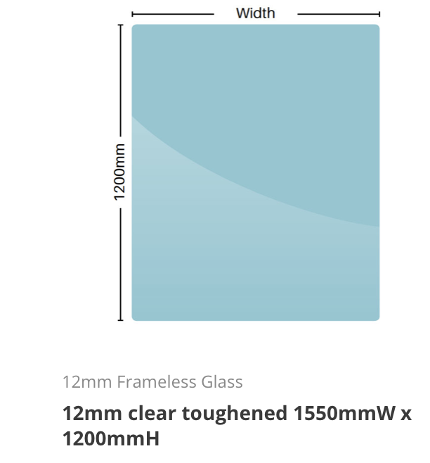 Glass | 12mm Toughened Clear Pool Fence Panel