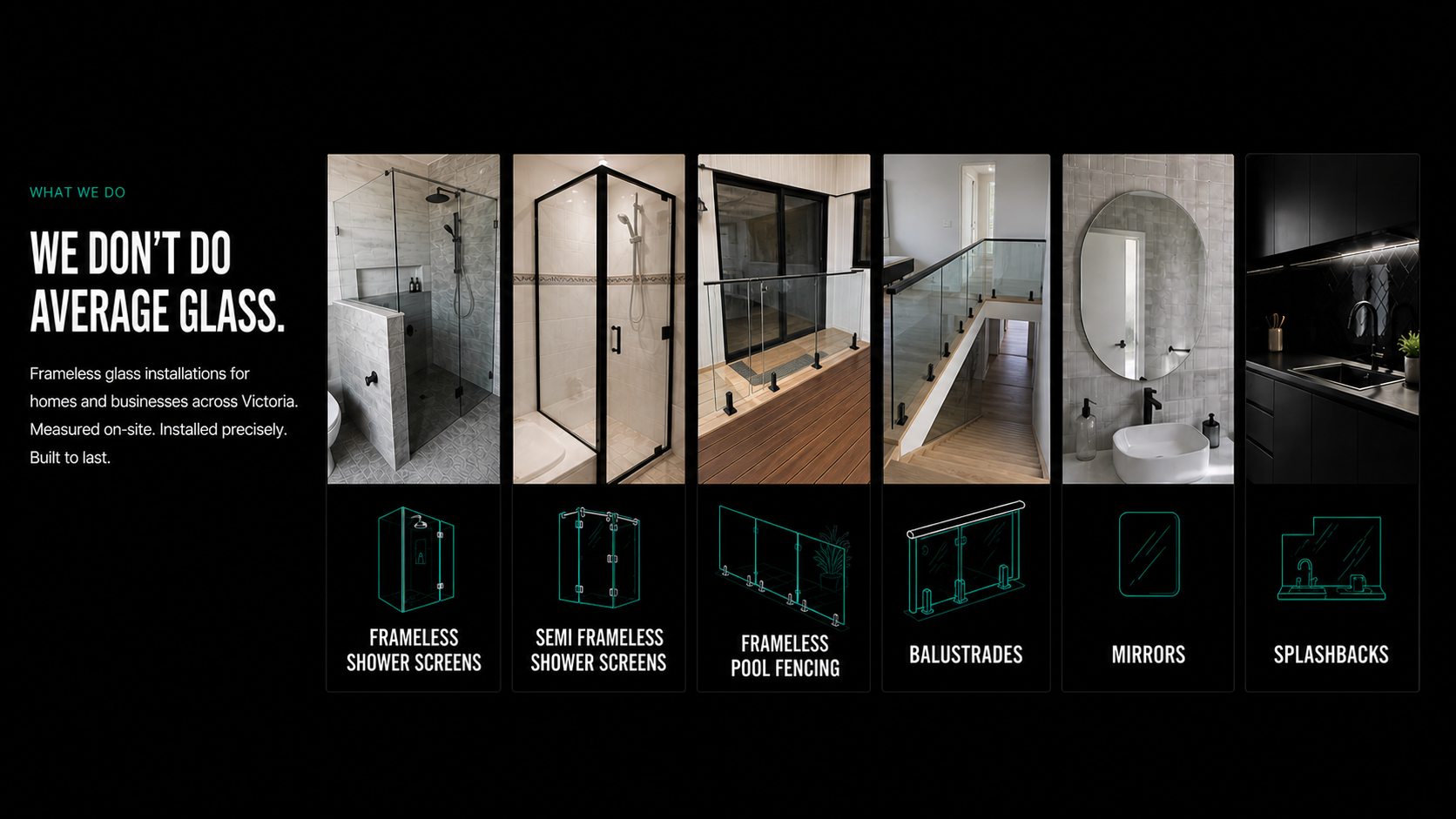 Think Frameless Glassworks — Products and Services