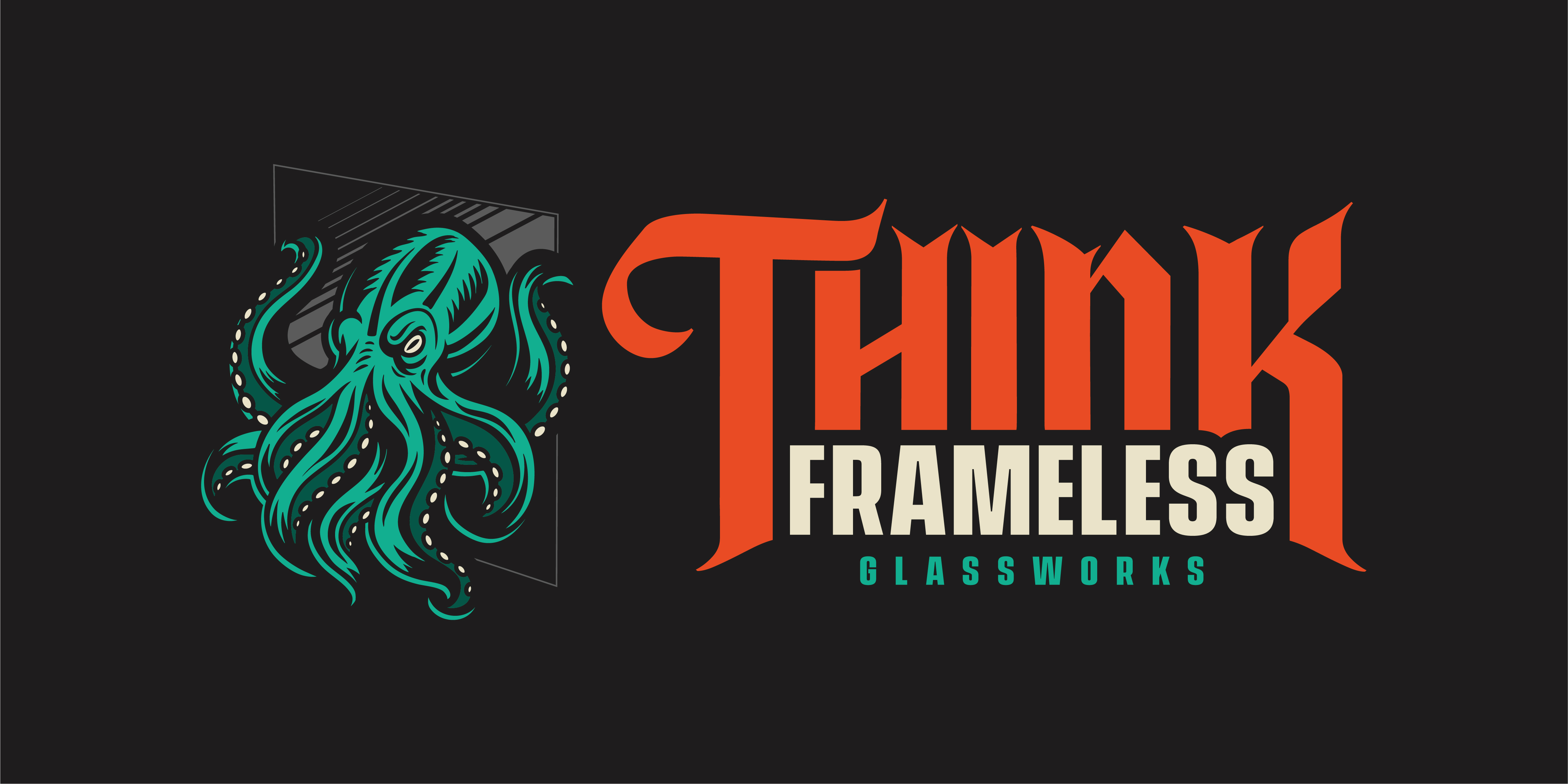 Think Frameless Glassworks logo